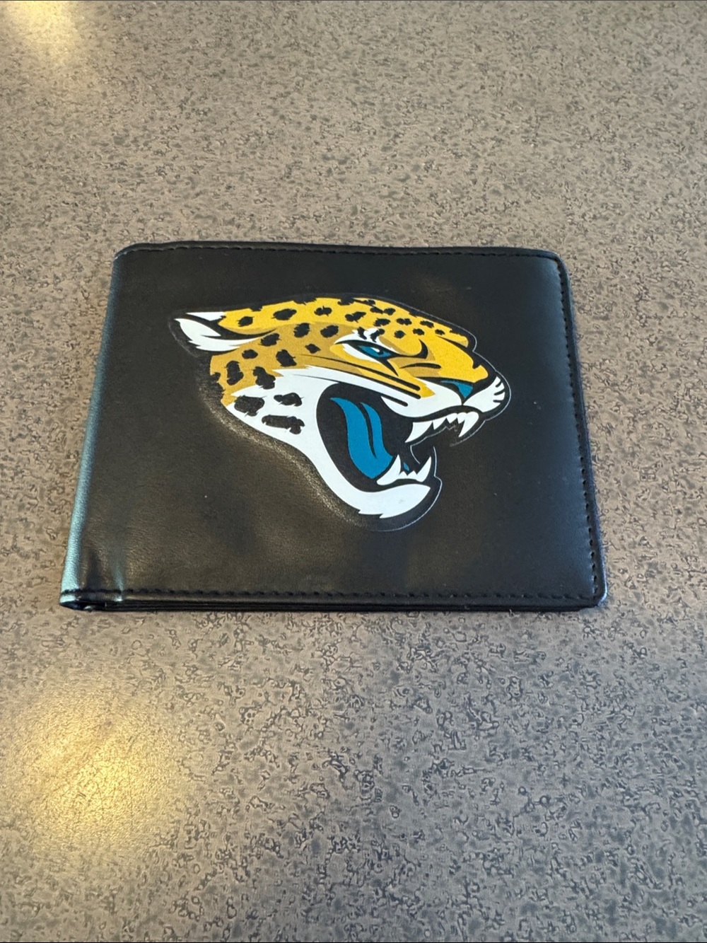 Black Jaguars Logo Bi-Fold Wallet - Men's Accessory